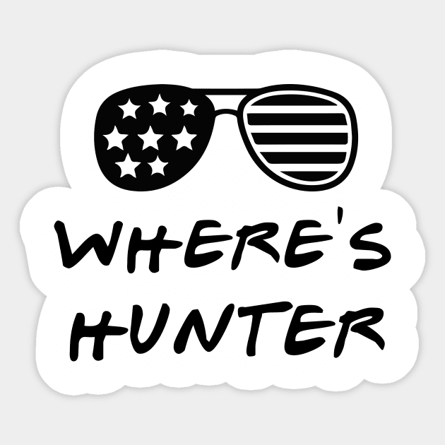 where is hunter Sticker by hananeshopping